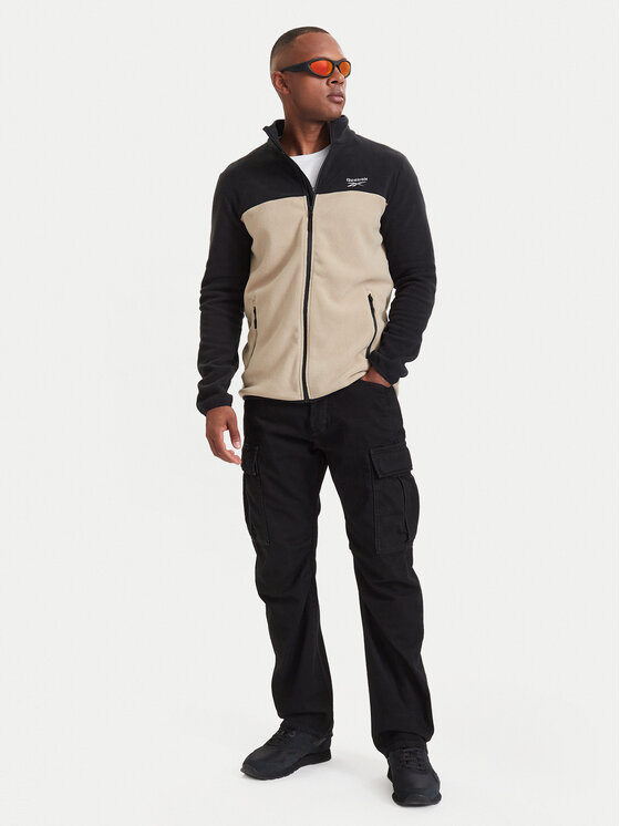 Reebok Reebok Polár kabát RCC00104 Bézs Regular Fit