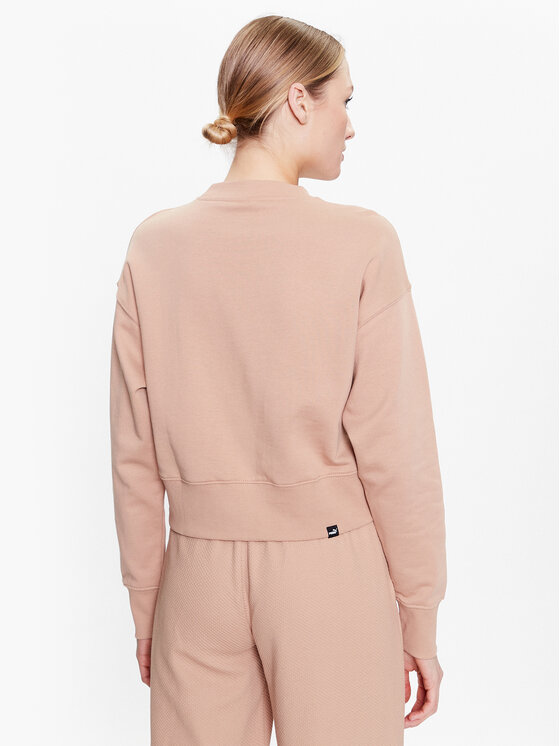 Puma Puma Bluza Her 673109 Beżowy Relaxed Fit