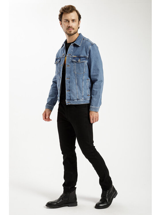 Cross Jeans Cross Jeans T-Shirt 15847-020 Czarny Regular Fit