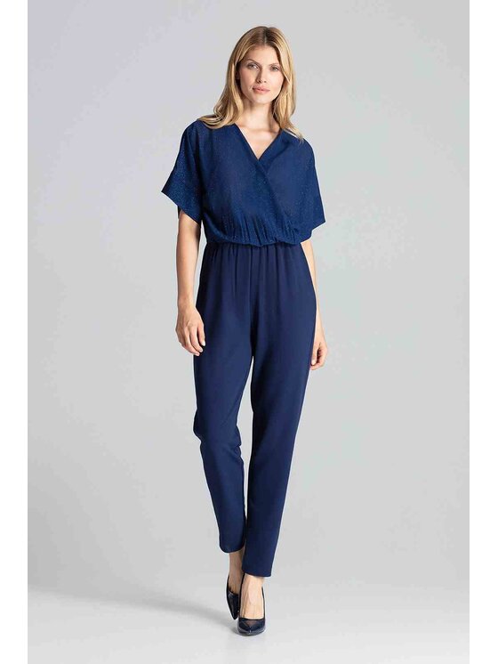 FIGL FIGLFIGL Jumpsuit M684 Blu Regular Fit