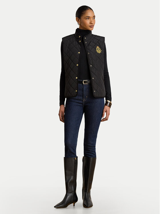 LAUREN RALPH LAUREN LAUREN RALPH LAUREN Prsluk 297P18068001 Crna Regular Fit