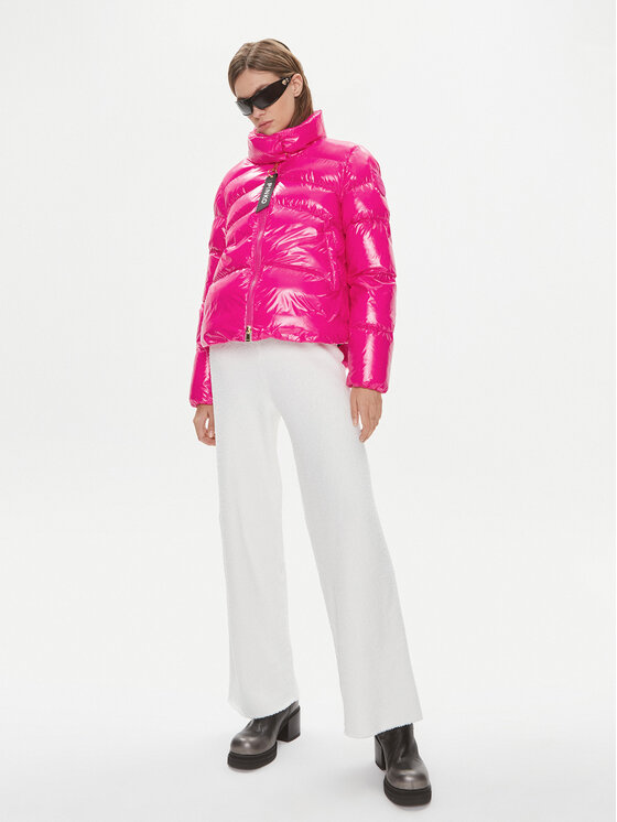 PINKO PINKO Winterjacke Micro 101598 A11K Rosa Regular Fit