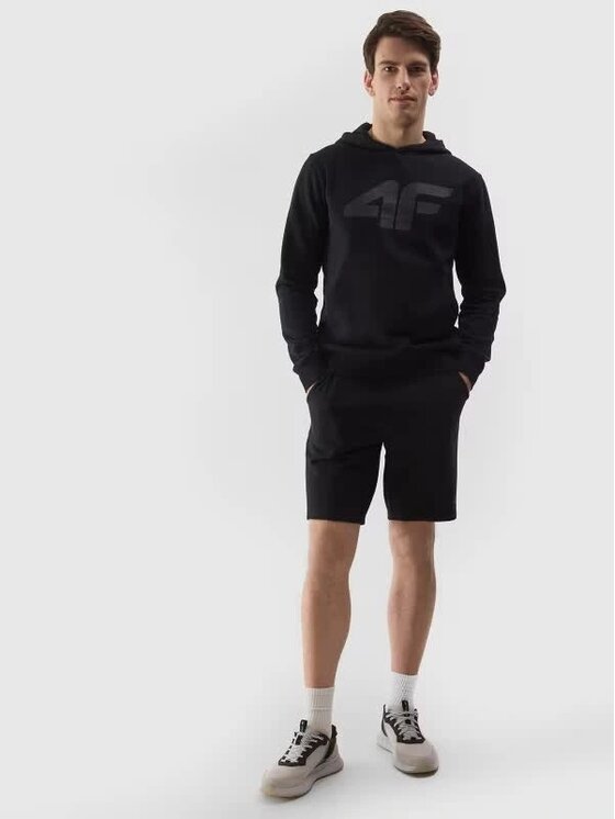 4F 4F Felpa 4FWSS26TSWSM3067-20S Nero Regular Fit