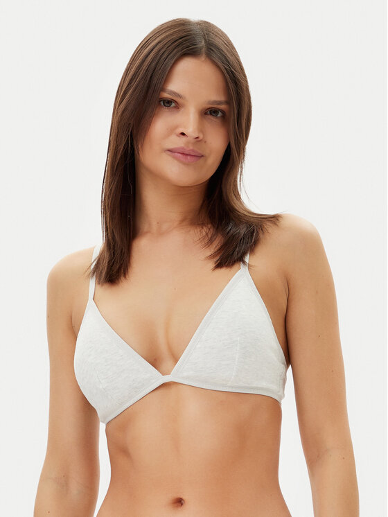 Tommy Hilfiger Podprsenka Bralette UW0UW05739 Sivá