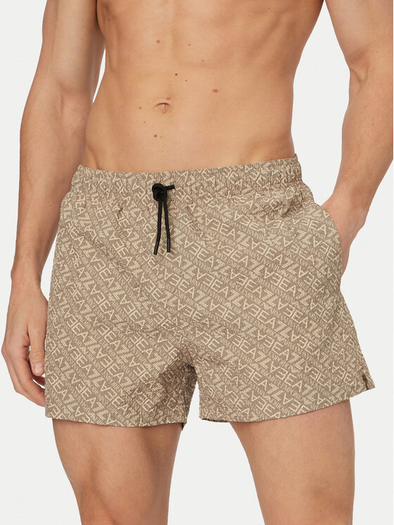 EA7 Emporio Armani EA7 Emporio Armani Plavecké šortky 7M001677 AF21249 M6233 Béžová Regular Fit