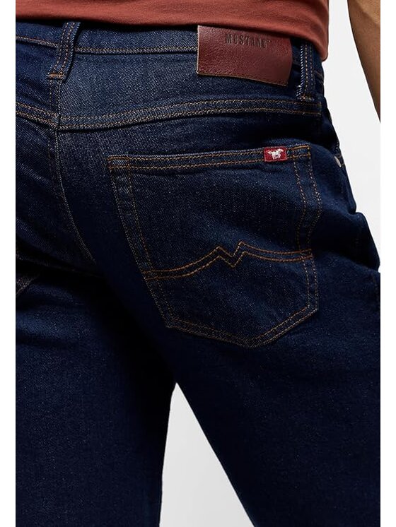 Mustang Mustang Jeansy TRAMPER STRAIGHT Niebieski Straight Fit