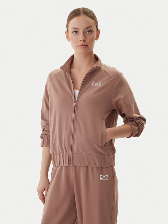 EA7 Emporio Armani EA7 Emporio Armani Tepláková souprava 7W000118 AF13135 U6108 Hnědá Regular Fit