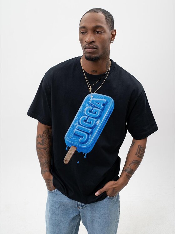 Jigga Wear Jigga Wear T-Shirt 132251 Czarny Oversize