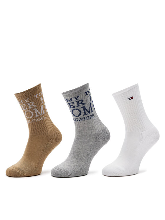 Set di 3 paia di calzini lunghi da bambini Tommy