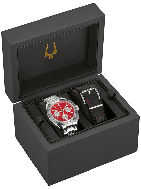 Bulova Bulova Zegarek 96K115 Srebrny