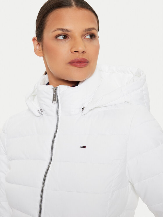 Tommy Jeans Tommy Jeans Giubbotto invernale Basic DW0DW18311 Bianco Slim Fit
