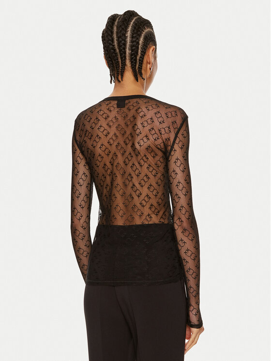 PINKO Pinko Blúzka Brunei 103711 A21J Čierna Regular Fit