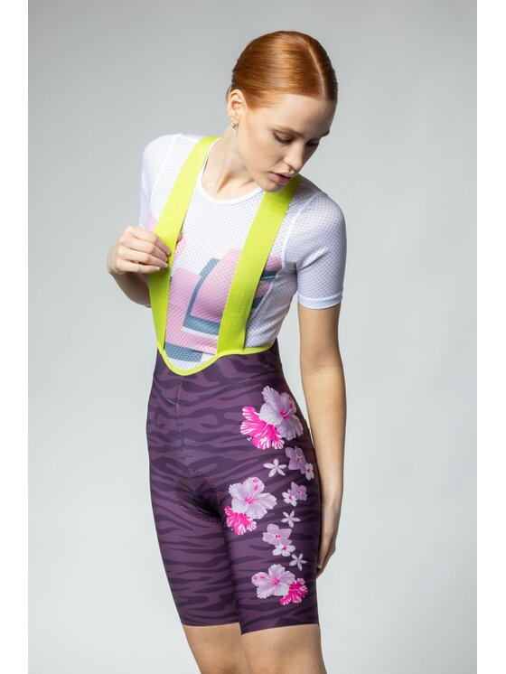 Alé Cycling Alé Cycling Szorty rowerowe PR-E Sauvage Fioletowy Fitted Fit
