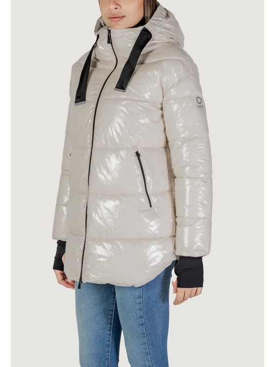 SUNS SUNS Parka Populonia Bright Beige Slim Fit