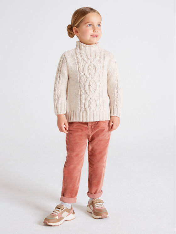 Mayoral Mayoral Штани з тканини 4504 Рожевий Regular Fit