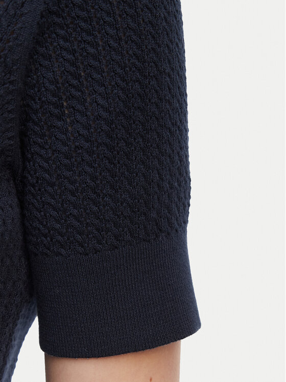 Tommy Hilfiger Tommy Hilfiger Пуловер WW0WW49362 Тъмносин Slim Fit