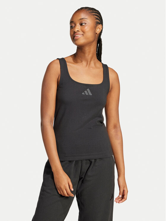 adidas adidas Top All SZN Luxe JJ2336 Negru Slim Fit