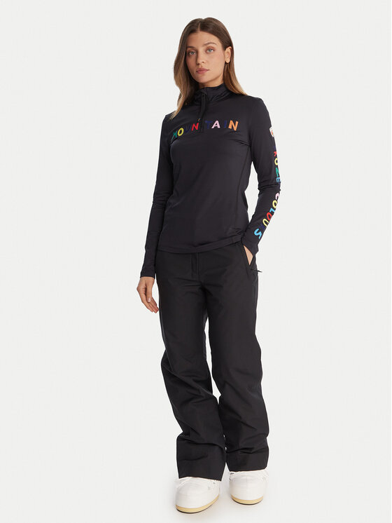 Rossignol Rossignol Funkčná mikina RLOWL11 Čierna Slim Fit