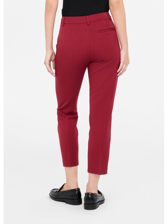 Liu Jo Liu Jo Pantaloni di tessuto MF5136TS22491650 Rosso Regular Fit