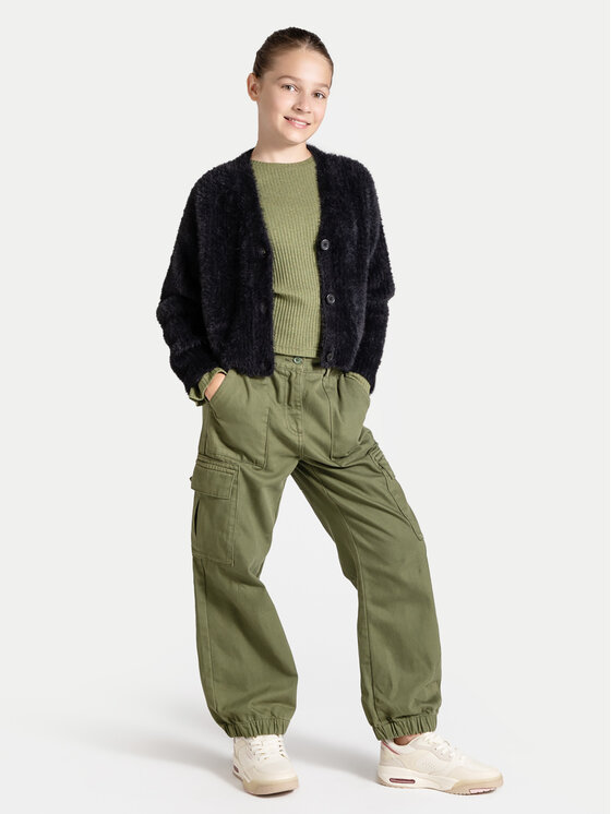 Coccodrillo Coccodrillo Strickjacke ZC4172201MGJ Schwarz Regular Fit