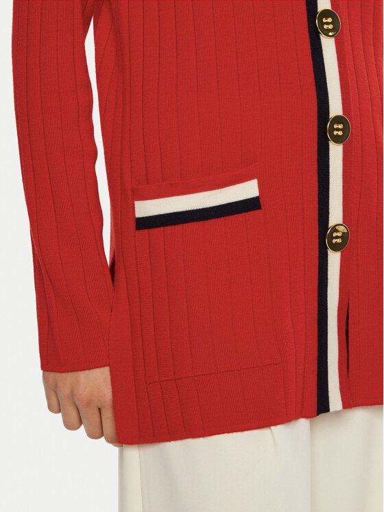 Luisa Spagnoli Luisa Spagnoli Cardigan Magistro 58593 Rosso Regular Fit
