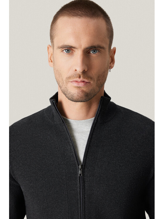 Próchnik Próchnik Kardigan PM19 SW073225000124 Szary Regular Fit