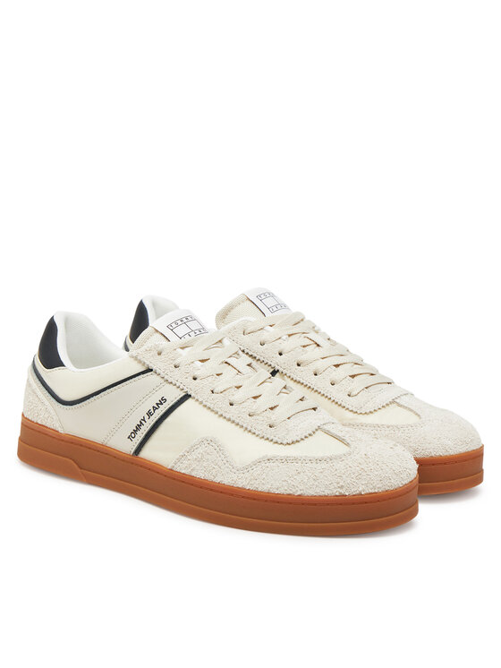 Tommy Jeans Tommy Jeans Laisvalaikio batai The Greenwich Mix Media EM0EM01606 Smėlio