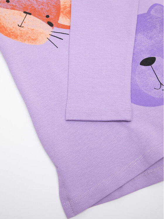 Coccodrillo Coccodrillo Bluse WC3143101RPN Violett Regular Fit