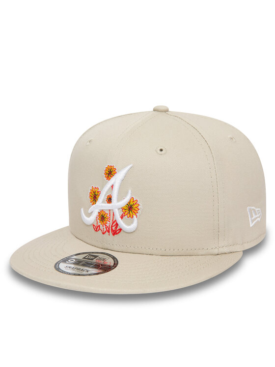 New Era Cepure ar nagu Flower Icon 950 Braves 60435106 Bēšs