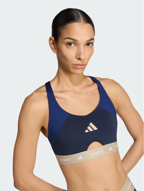 adidas adidas Biustonosz sportowy 168631 Niebieski jasny