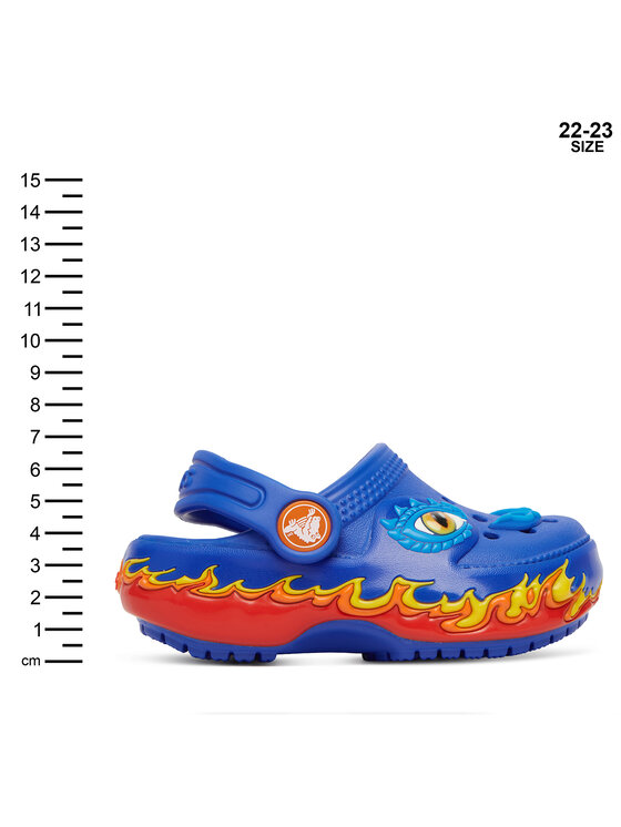 Crocs Crocs Pantoletten Toddler Classic IAM Dragon Lights Clog 212510 Blau