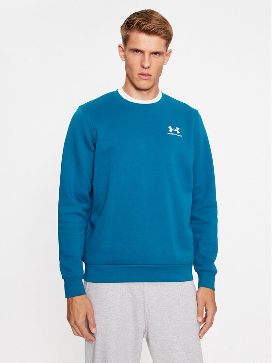 Under Armour Under Armour Світшот Ua Essential Fleece Crew 1374250 Голубий Loose Fit