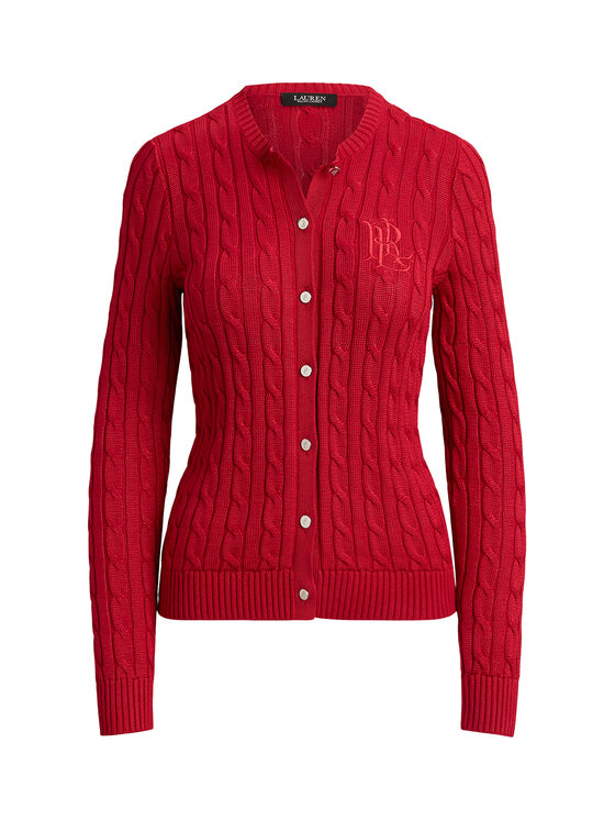 LAUREN RALPH LAUREN LAUREN RALPH LAUREN Kardigan 200P14040503 Czerwony Regular Fit