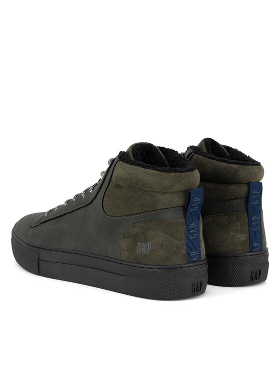 Gap Gap Sneakersy PORTLAND CUP MID M GP505011AM-OV00 Zielony