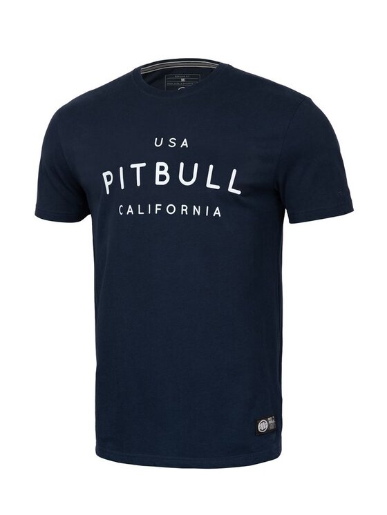 PITBULL PITBULL T-Shirt Koszulka Granatowy Regular Fit