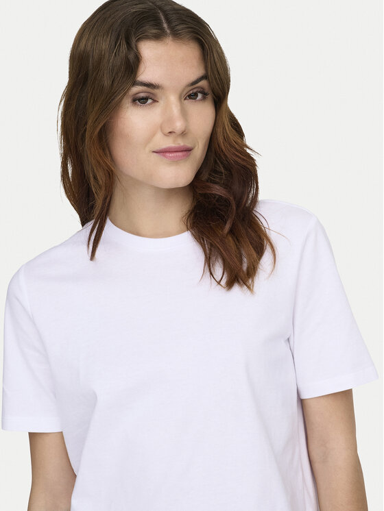 ONLY ONLY Tricou Freja 15367970 Alb Regular Fit