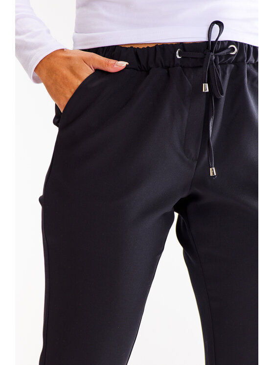 Awama Awama Dámské kalhoty A600 Černá Basic Fit