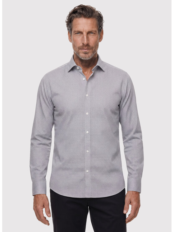 Pako Lorente Pako Lorente Koszula P26WF-1X-009 Szary Slim Fit