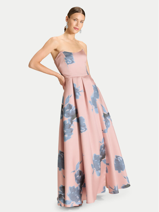 Swing Swing Večernja haljina 5AK12800 Ružičasta Regular Fit