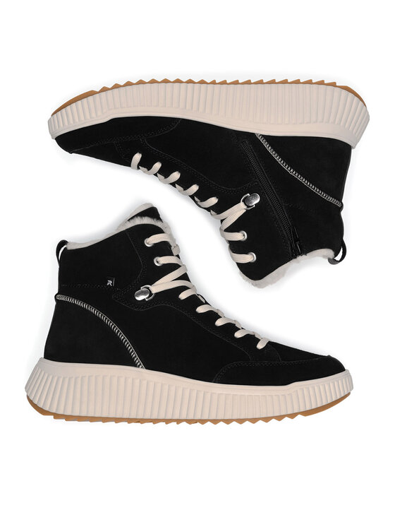Rieker Revolution Lifestyle Rieker Revolution Lifestyle Škornji W1771-00 Črna
