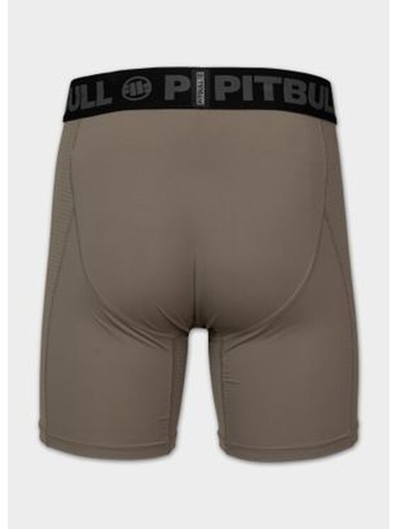 PITBULL PITBULL Szorty sportowe RUNWAY Brązowy