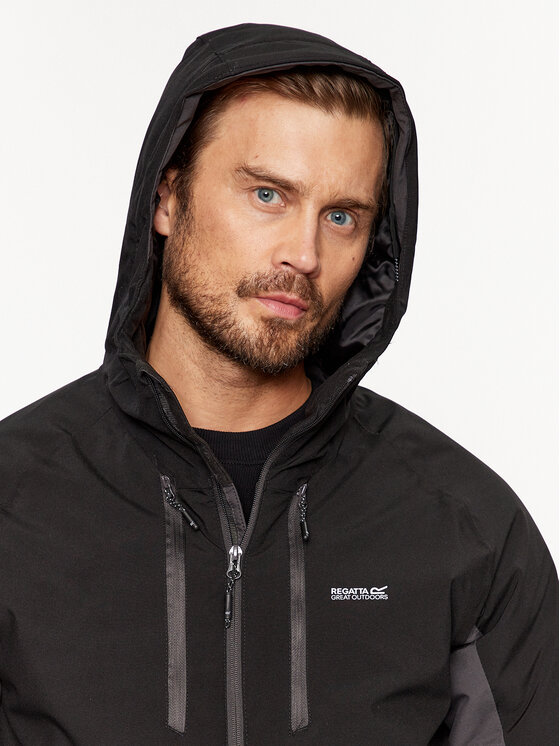 Regatta Regatta Kurtka zimowa Highton Str III RMP344 Czarny Regular Fit