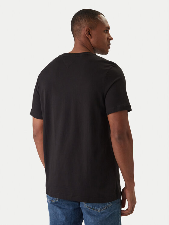 Tommy Hilfiger Tommy Hilfiger Tricou Brand Love MW0MW41453 Negru Regular Fit