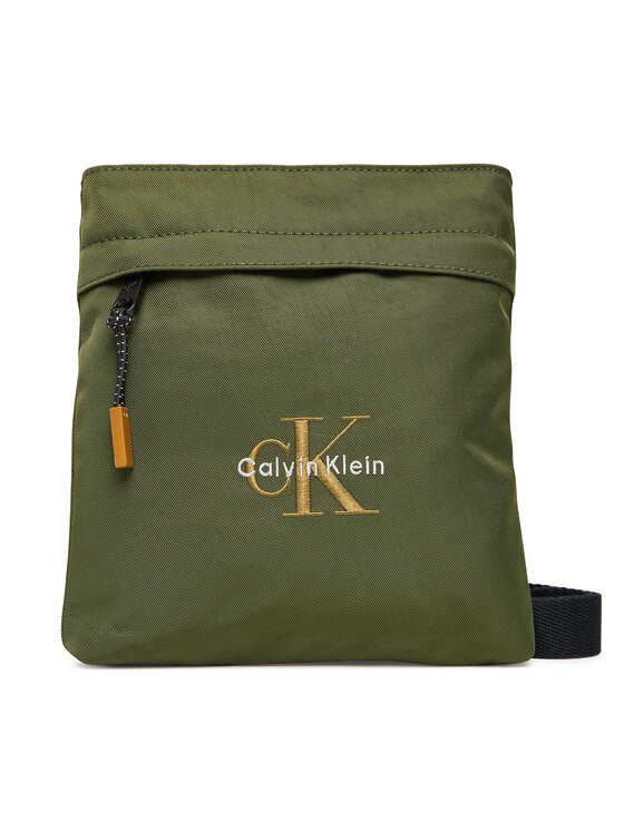 Calvin Klein Calvin Klein Taška cez rameno Bold Flatpack LV04D3178G Zelená