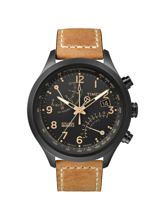 Timex Hodinky T2N700 Hnedá