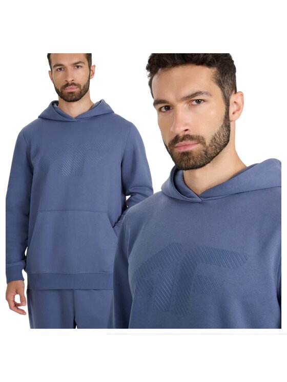 4F 4F Felpa 4FWMM00TSWSM1766-32S Blu Regular Fit