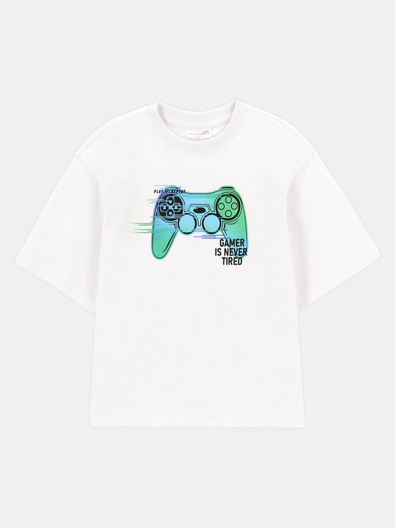 Coccodrillo T-shirt WC4143202GBK Bianco Regular Fit, taglia : 110