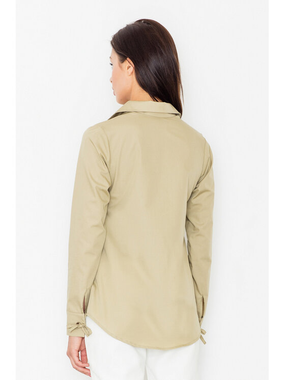 FIGL FIGL Košeľa M494 Tmavo zelená Regular Fit