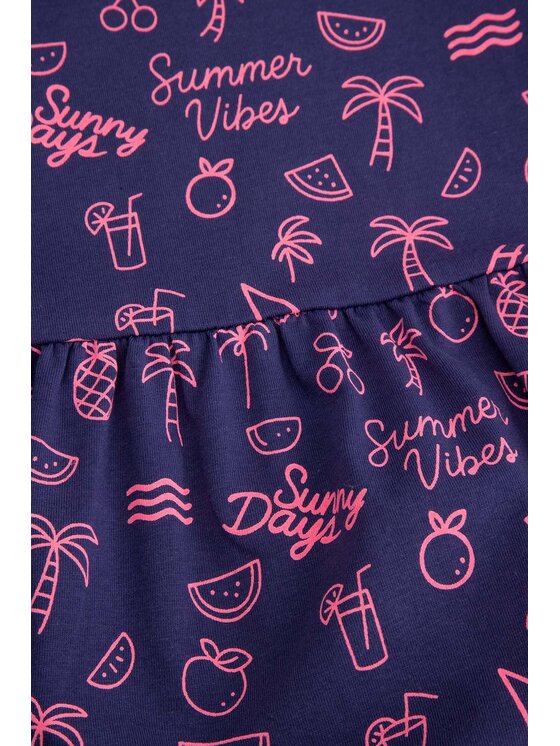 Coccodrillo Coccodrillo Každodenní šaty WC6129203VGB-015 Tmavomodrá Regular Fit