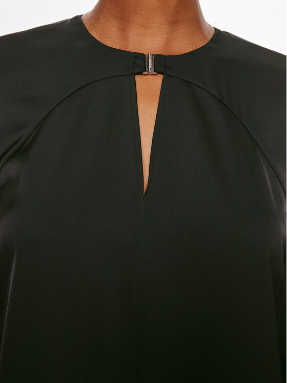 Calvin Klein Calvin Klein Kleid für den Alltag Lw Shiny K20K207995 Schwarz Regular Fit